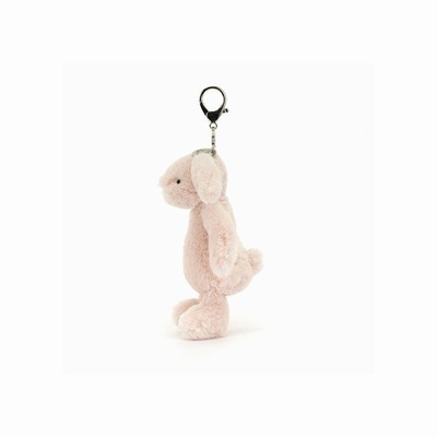 Jellycat Bashful Blush Bunny Bag Charm New Zealand | ZRHNM3609